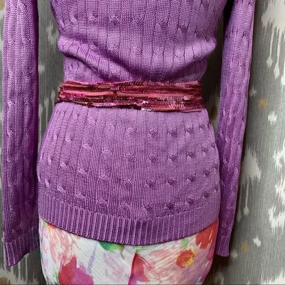 Ralph Lauren Floral Multi Silk Chiffon Ruffled Trumpet Skirt - Picture 12 of 15